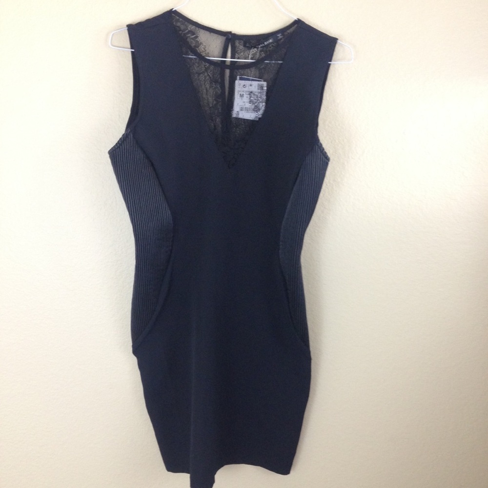 NWT! Zara black basic sleeveless dress